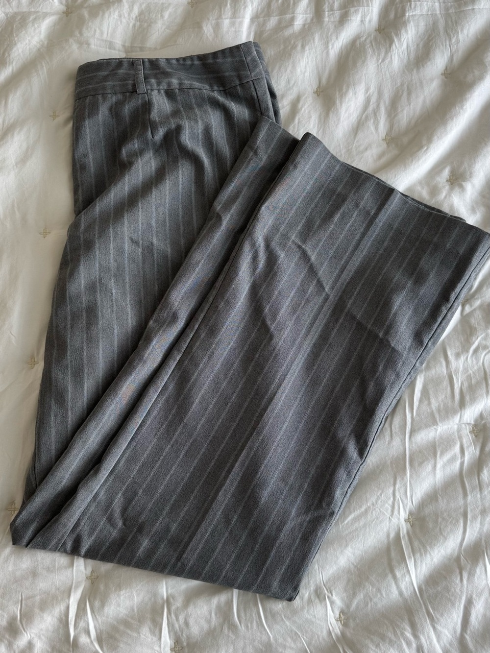 Requirements Gray Pinstripe Dress Pants